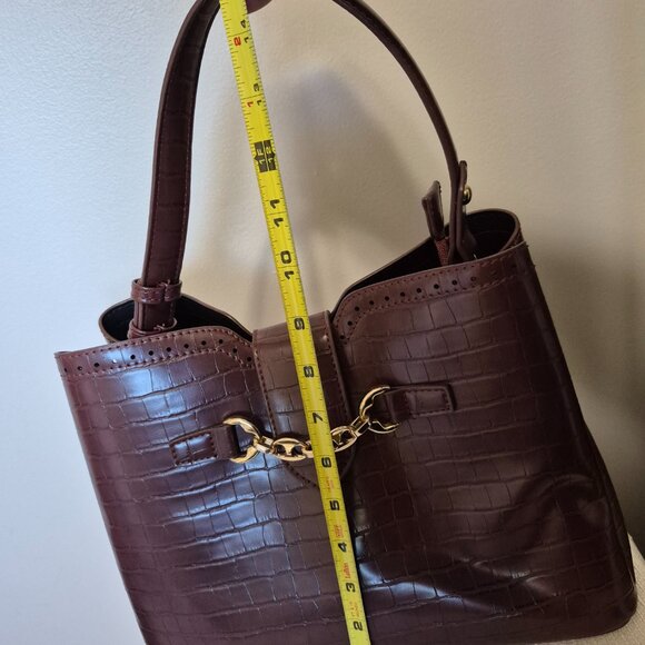 Brown Croc Purse - Picture 8 of 8